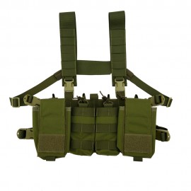 REX CR-M MOLLE chest rig — Olive Green
